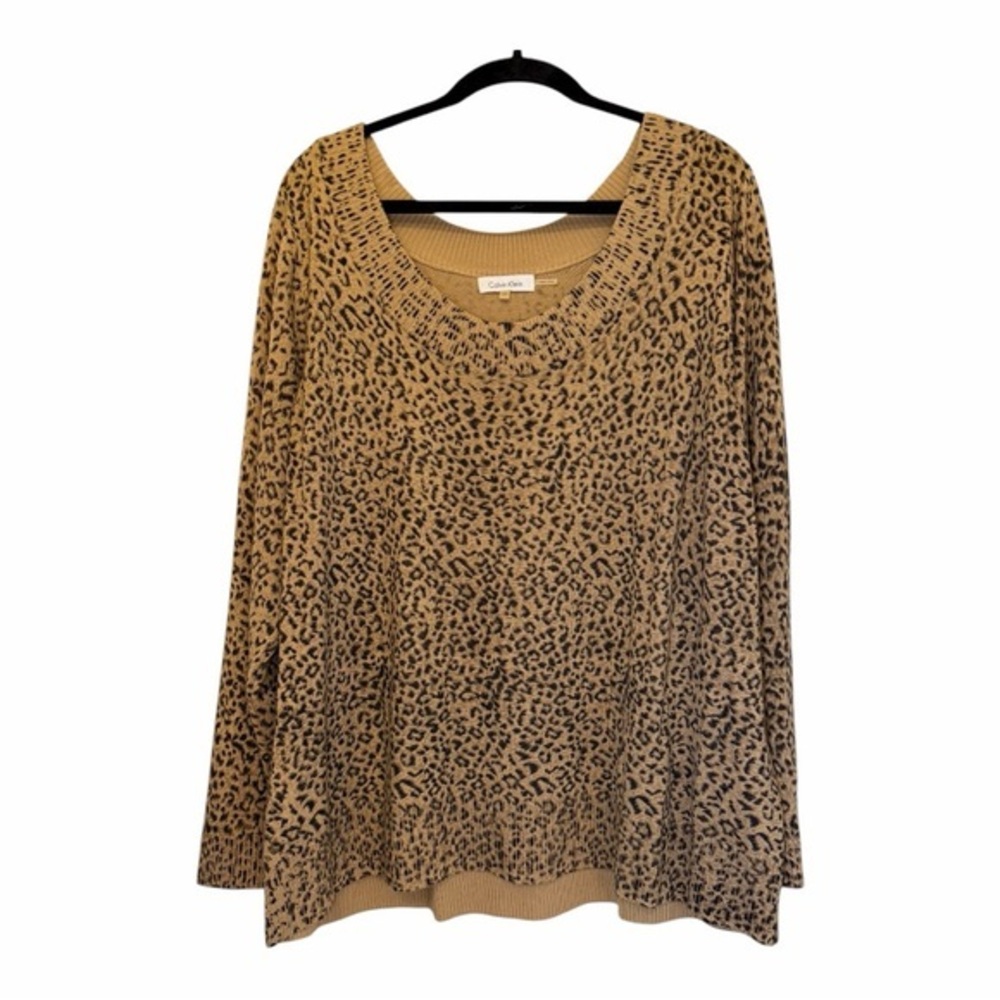 Calvin Klein Leopard Print Sweater